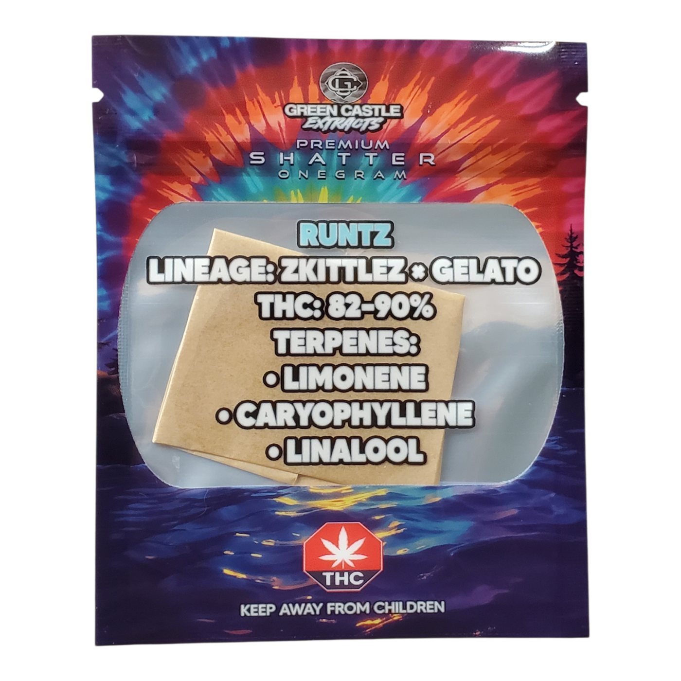 Green Castle Extracts Runtz concentrate, 1g, sold by Bud Buggy