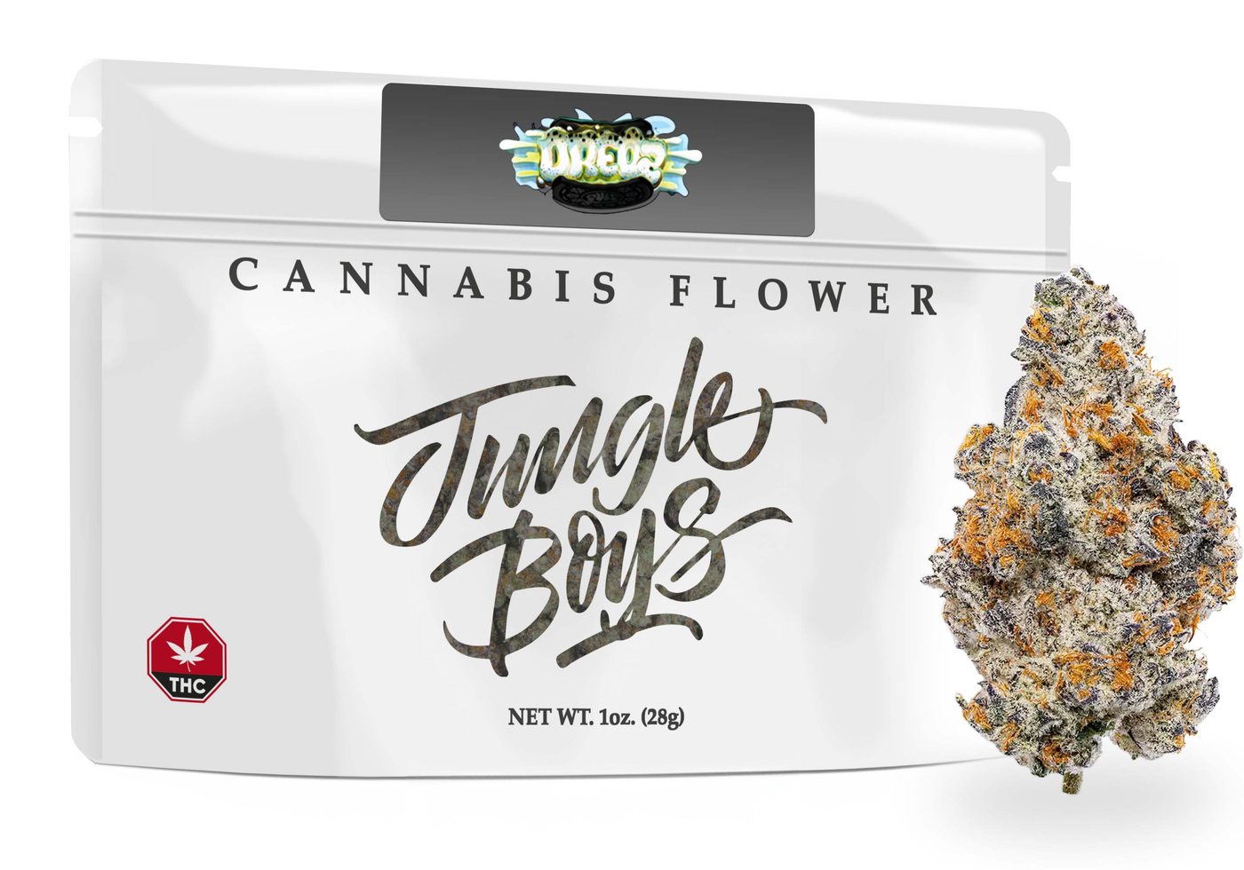Jungle Boys Oreoz flower, 28g, 3.5g, sold by Bud Buggy