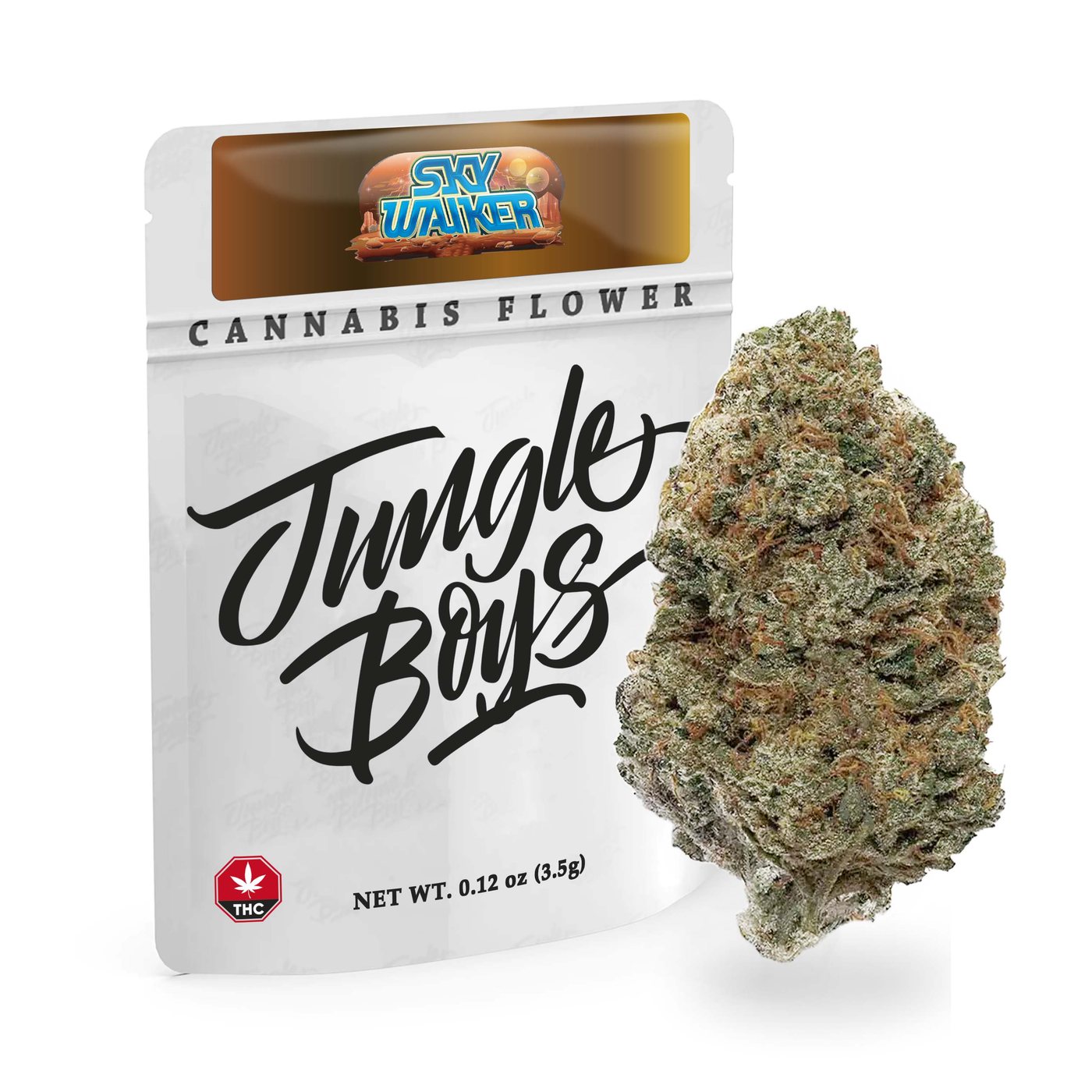 Jungle Boys Skywalker OG flower, 28g, 3.5g, sold by Bud Buggy